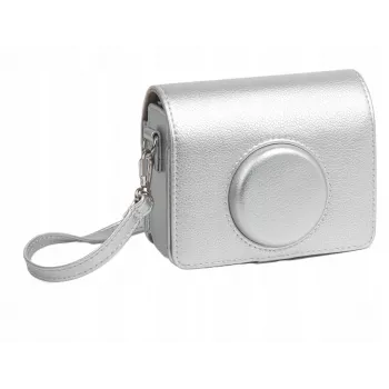 LOVEINSTANT Case Cover Pouch Bag für Fujifilm Instax Mini Evo / Silber