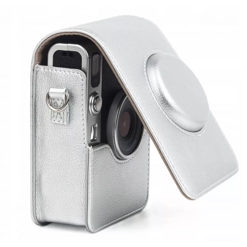 LOVEINSTANT Case für Fujifilm Instax Mini Evo - Silber