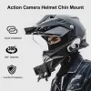 PULUZ Motorradhelm-Kinnhalterung für GoPro Hero 12 11 Mini 10 9 8 7 6 5 4 3+ Max - PU927B
