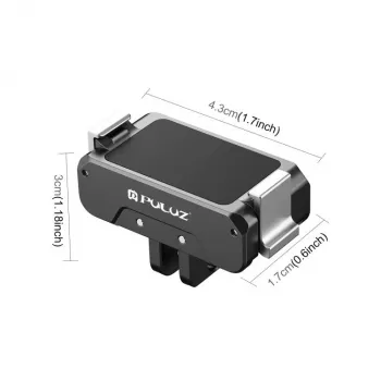 PULUZ PU995B Adapterhalterung 1/4 + GoPro System für DJI Osmo Action 4 / 3