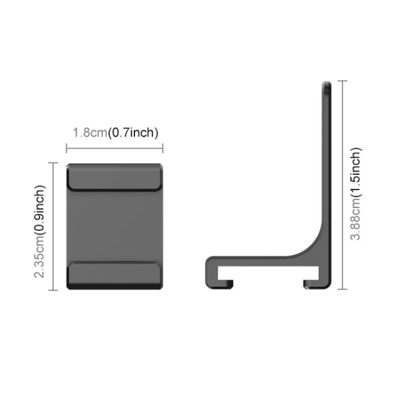 PULUZ 1/4 inch Adapter-Halterung für Insta360 X5/X4/X3/One X2 - Schwarz, Aluminiumlegierung, Kaltgeräteschuh