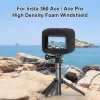 PULUZ Windschutz-Schaumstoffabdeckung für Insta360 Ace Pro / Insta360 Ace (Schwarz)