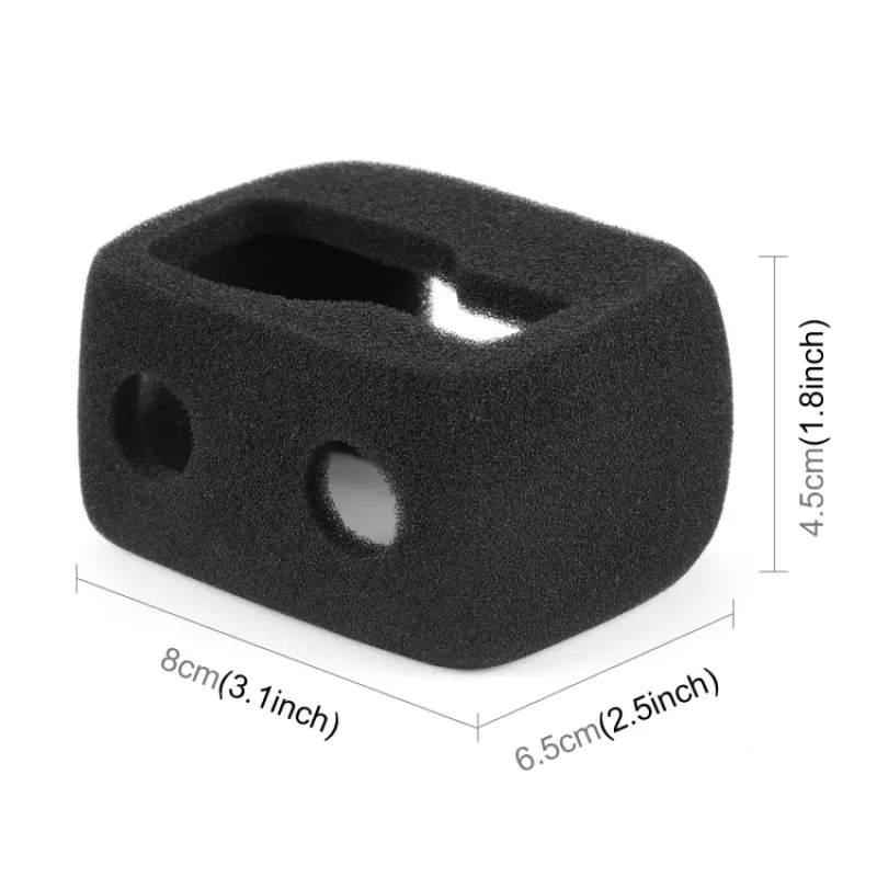 PULUZ Windschutz-Schaumstoffabdeckung für Insta360 Ace Pro / Insta360 Ace (Schwarz)