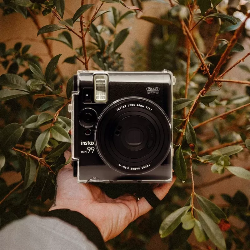 LOVEINSTANT Hartschalen-Schutzhülle für Fujifilm Instax Mini 99 – Transparent