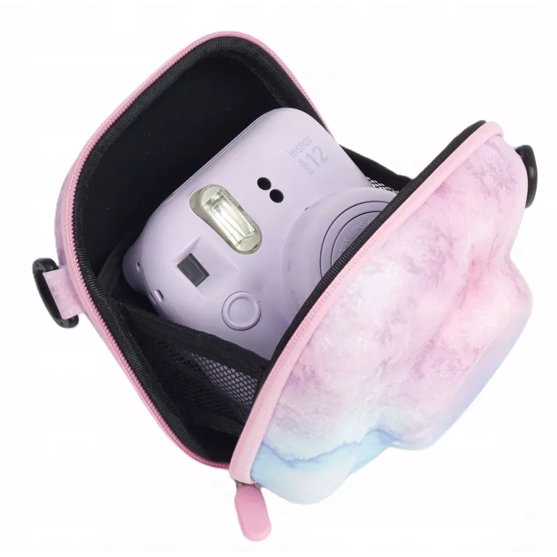 LOVEINSTANT Protective Case for Fujifilm Instax Mini 99 12 11 9 8 7+ 40 - Pink Cloud