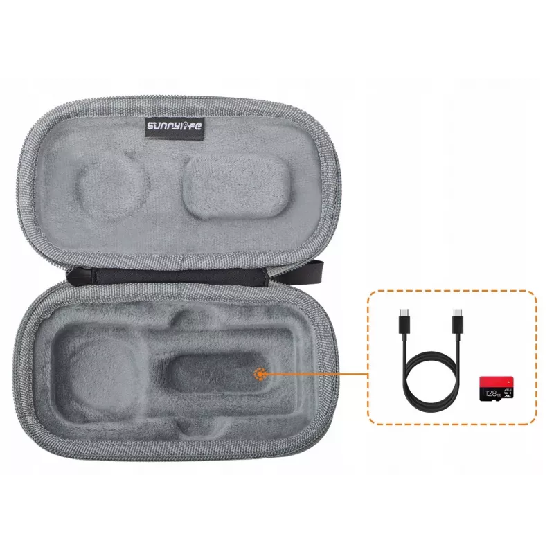 SUNNYLIFE Hard Shell Protective Case für Insta360 X4 - Schwarz
