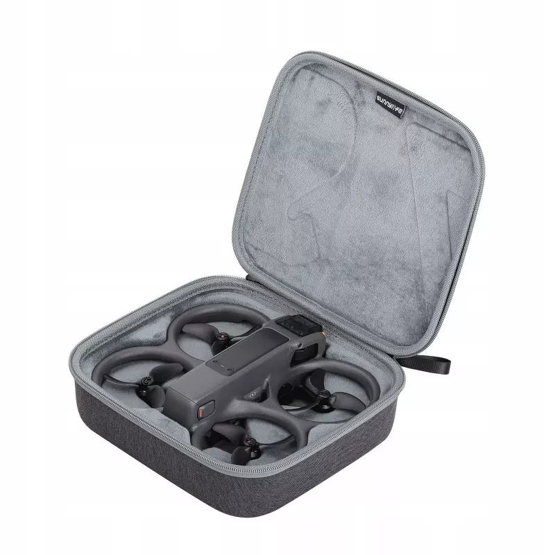 SUNNYLIFE Hard Shell Tragekoffer für DJI Avata 2 Drohne, Goggles 3, RC Motion 3, Akkus und Zubehör - Schwarz