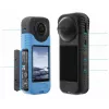 SUNNYLIFE Silikon-Objektivdeckel und Case-Set für Insta360 X4 - Weiß