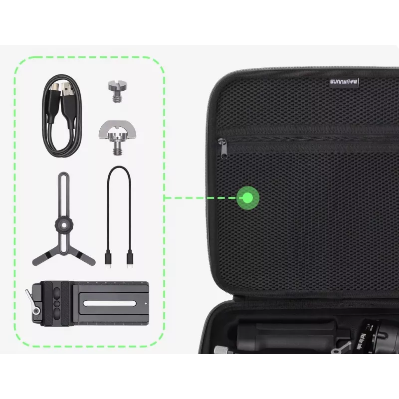 SUNNYLIFE Hard Carrying Case für DJI RS 4 Gimbal - Schwarz