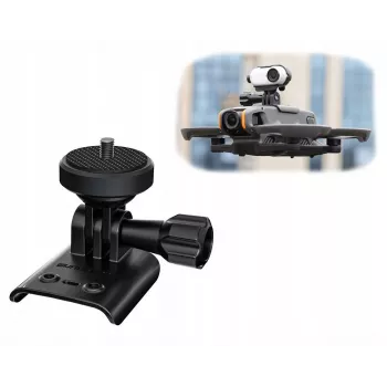 SUNNYLIFE Kamerahalterung für DJI Avata 2, GoPro & 1/4 inch-Gewinde, Schwarz/Grau