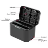PULUZ USB Dual Battery Charger für Insta360 X4 - PU999B