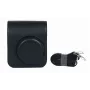 LOVEINSTANT Kameratasche für Fujifilm Instax Mini 41 - Schwarze PU-Leder Schutztasche mit Schultergurt