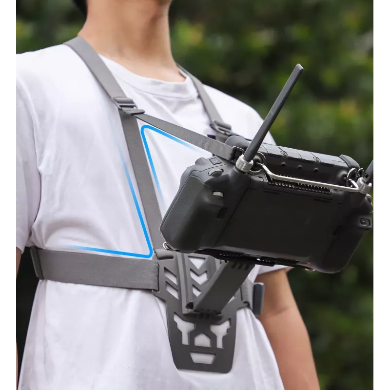 SUNNYLIFE Brustgurt für DJI RC Plus Fernsteuerung - Schwarz