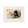 Stehender Bilderrahmen für 10x15 cm Foto Ecru Beige Hochformat Querformat Loveinstant