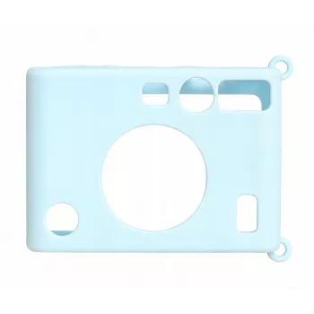 LOVEINSTANT Silikon-Schutzhülle für Fujifilm Instax Mini Evo Kamera - Blau