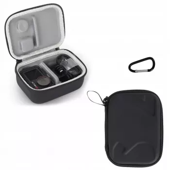 SUNNYLIFE Protective Carrying Case für DJI Osmo Action 3, 4, 5 Pro - Harte EVA-Schale, stoßfest, schwarz