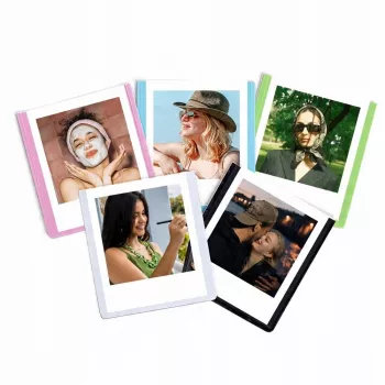 LOVEINSTANT 5x Magnetischer Bilderrahmen-Set für Polaroid Go - Farben sortiert