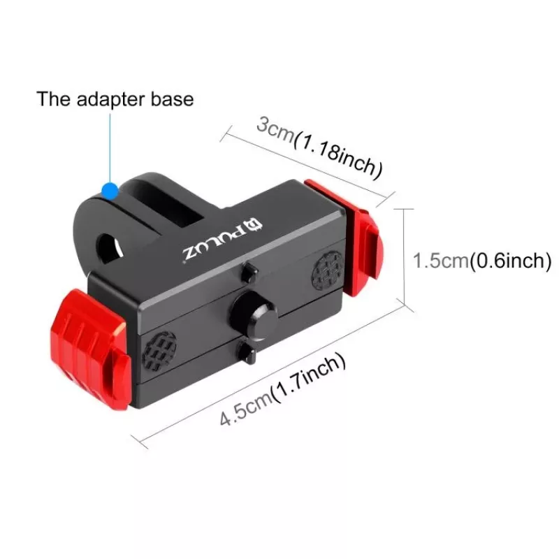 PULUZ Magnetic Quick Release Mount für GoPro Hero 13 Black / PU712R