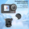 PULUZ Quick Release Mount Adapter 1/4 inch Thread Cold Shoe für DJI Osmo Action 3/4/5 Pro PU727B