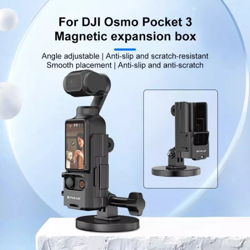 PULUZ Magnetic Action Camera Mount für GoPro DJI Osmo Pocket 3 PU724B