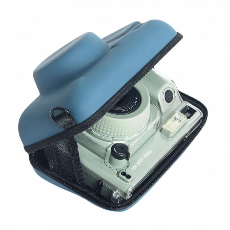 LOVEINSTANT Hartschalen-Schutzhülle für Fujifilm Instax Wide 400 Kamera - Blau