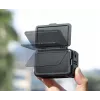 SUNNYLIFE Frame Mount + Lens Cover für DJI Osmo Action 5 Pro / 4 / 3 - Schwarz