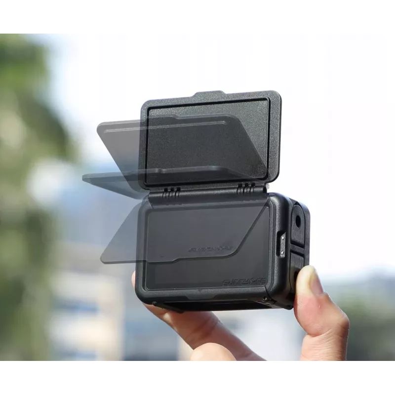 SUNNYLIFE Frame Mount + Lens Cover für DJI Osmo Action 5 Pro / 4 / 3 - Schwarz