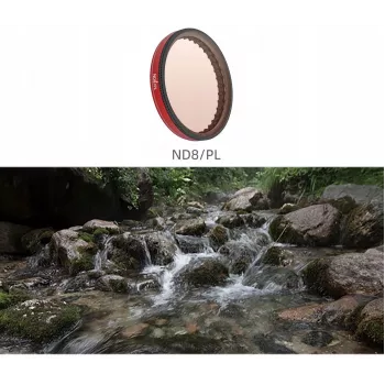 SUNNYLIFE Hybrid Filter 2in1 Polarizing PL ND8 für DJI Osmo Action 5 Pro / 5 Pro / 4 / 3 FI903-8