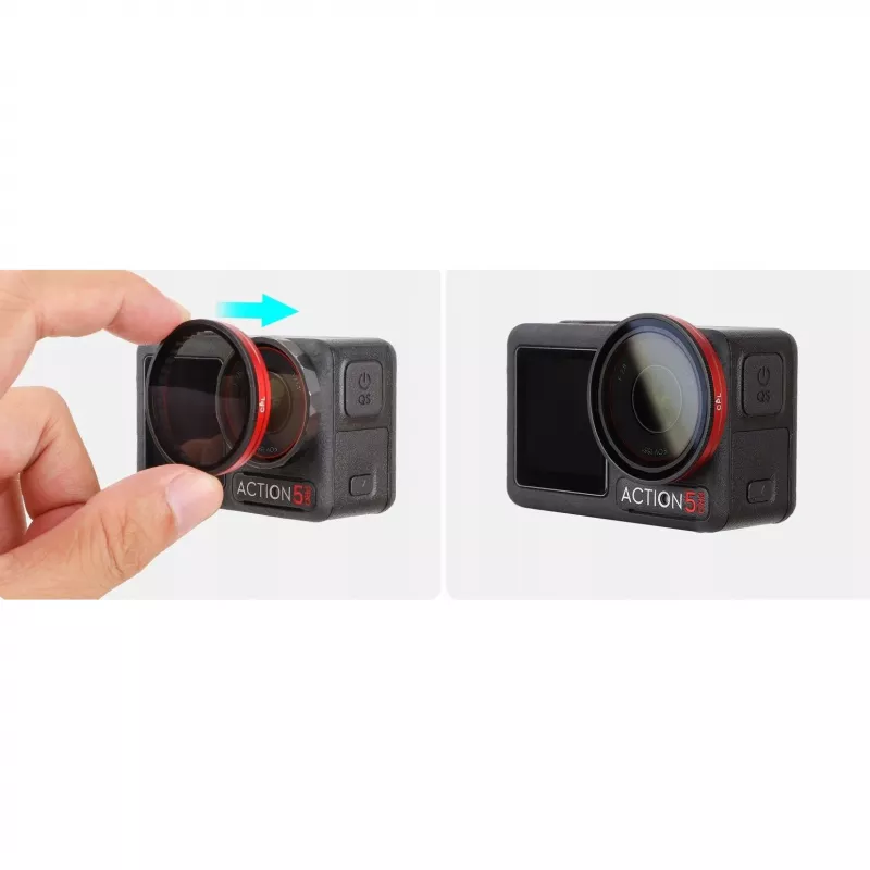 SUNNYLIFE Hybrid Filter 2in1 Polarizing PL ND8 für DJI Osmo Action 5 Pro / 5 Pro / 4 / 3 FI903-8