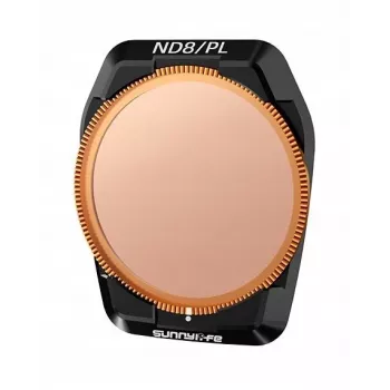 SUNNYLIFE Hybrid 2-in-1 Polarisationsfilter PL + Grau ND8 für DJI Air 3S / 3 + Etui Fi923-8p