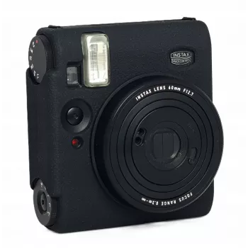 LOVEINSTANT Silikon-Schutzhülle für Fujifilm Instax Mini 99 Kamera - Schwarz