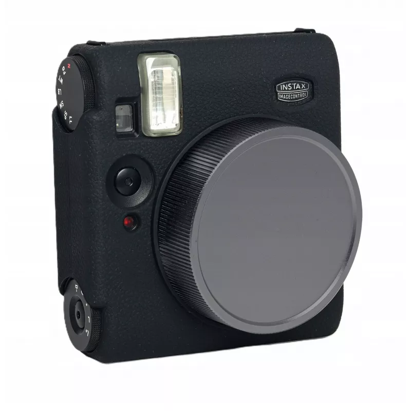 LOVEINSTANT Silikon-Schutzhülle für Fujifilm Instax Mini 99 Kamera - Schwarz