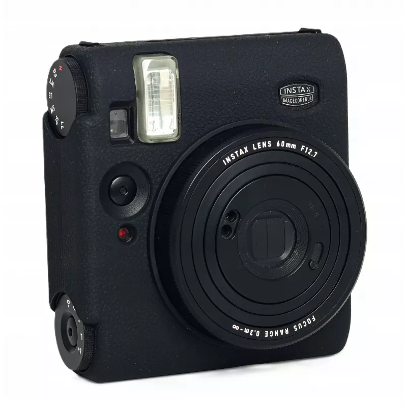 LOVEINSTANT Silikon-Schutzhülle für Fujifilm Instax Mini 99 Kamera - Schwarz
