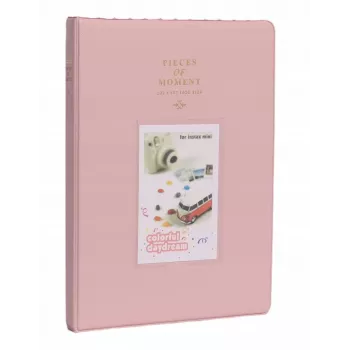LOVEINSTANT Fotoalbum 128 Fotos für Fujifilm Instax Mini 9 12 40 11 8 Evo Liplay Link / Pink