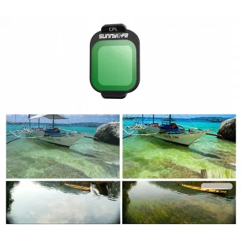 SUNNYLIFE CPL Polarisationsfilter für DJI Flip Drohne + Schutztasche Fi963