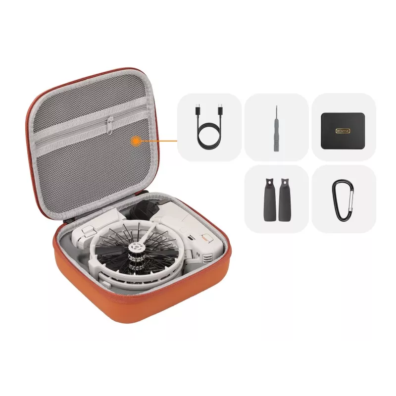 SUNNYLIFE Hard Shell Tragekoffer für DJI Flip Drohne - Orange (FP-B957-C)
