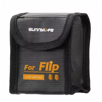 SUNNYLIFE Feuerfeste Batterie-Sicherheitstasche für DJI Flip Drohne - Platz für 2 Akkus - FP-DC955-2