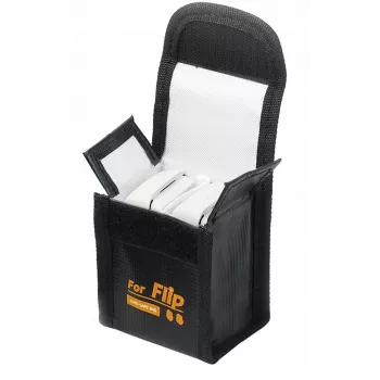 SUNNYLIFE Feuerfeste Batterie-Sicherheitstasche für DJI Flip Drohne - Platz für 2 Akkus - FP-DC955-2