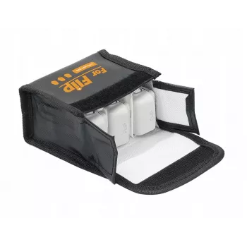 SUNNYLIFE Feuerfeste Tasche für 3 DJI Flip Akkus