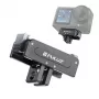 PULUZ 1/4 inch auf GoPro-Halterungsadapter für DJI Osmo Action 5 Pro / 4 / 3 - Schwarz
