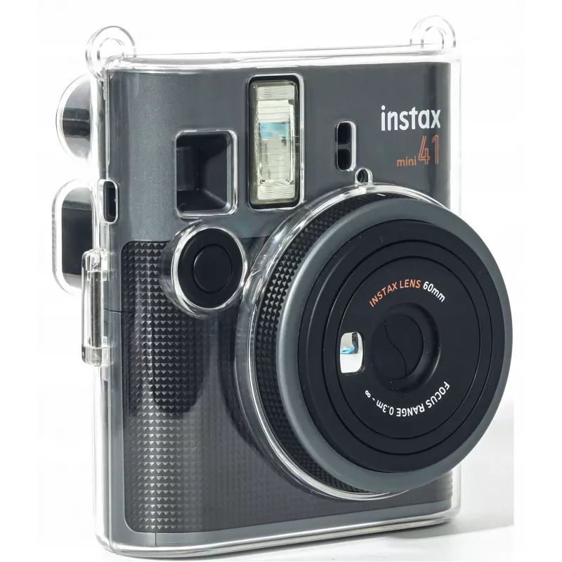 LOVEINSTANT Hartschalen-Schutzhülle für Fujifilm Instax Mini 41 Kamera - Transparent