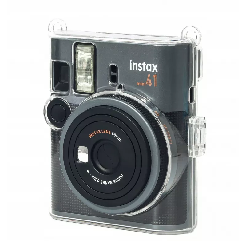 LOVEINSTANT Hartschalen-Schutzhülle für Fujifilm Instax Mini 41 Kamera - Transparent