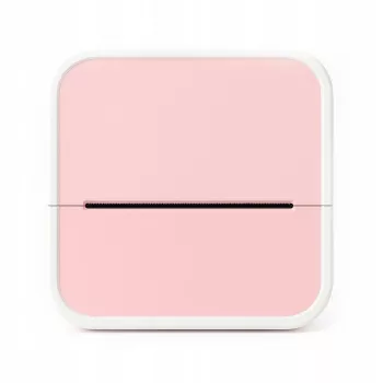 LOVEINSTANT S1 Bluetooth Thermodrucker für Fotos, Aufkleber, Notizen, Etiketten, 53mm, 203dpi, Pink