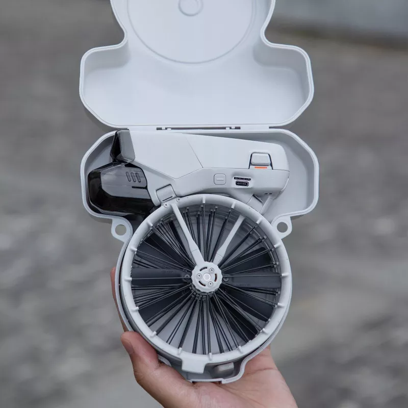 SUNNYLIFE Hard Case Tragetasche für DJI Flip Drohne mit Schultergurt, Grau, FP-SN953-GY