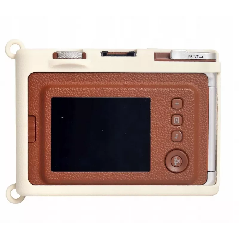 LOVEINSTANT Silikonhülle für Fujifilm Instax Mini Evo - Weiß
