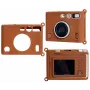 LOVEINSTANT Silikon-Schutzhülle für Fujifilm Instax Mini Evo - Braun
