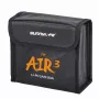SUNNYLIFE Feuerfeste Tasche für 3 DJI Air 3 / 3S Akkus