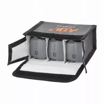 SUNNYLIFE Feuerfeste Tasche für 3 DJI Air 3 / 3S Akkus