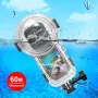 PULUZ Wasserdichtes Unterwasser-Gehäuse bis 60m für Insta360 X5 / X 5 / Pu756t