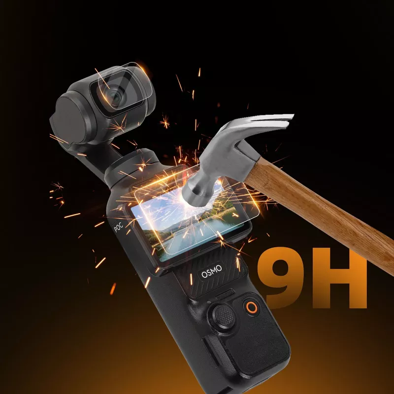 SUNNYLIFE Screen & Lens Protector Set mit AR-Beschichtung für DJI Osmo Pocket 3 - Gehärtetes Glas 9H